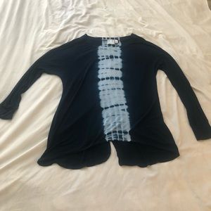 Women’s tie dye long sleeve blouse